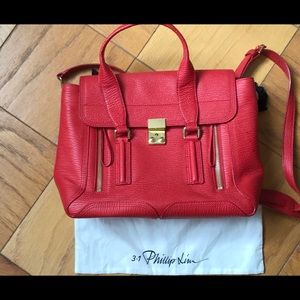 3.1 Phillip Lim paschli bag medium in red